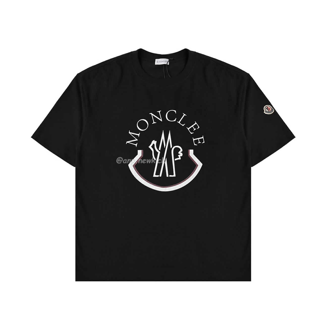 Moncler 24ss Mc Large Logo Short Sleeved T Shirt (8) - newkick.vip